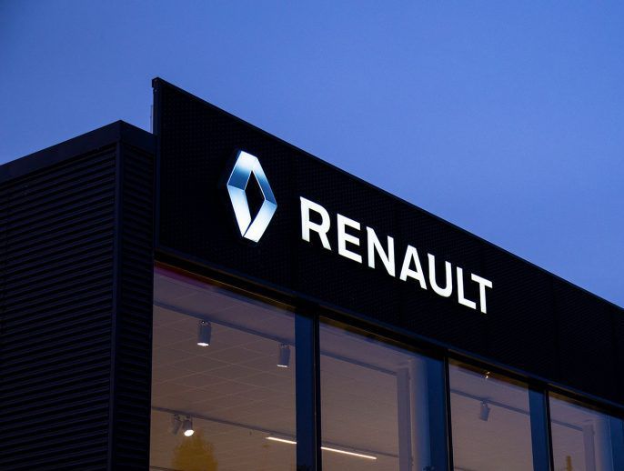 Renault facadeskilt