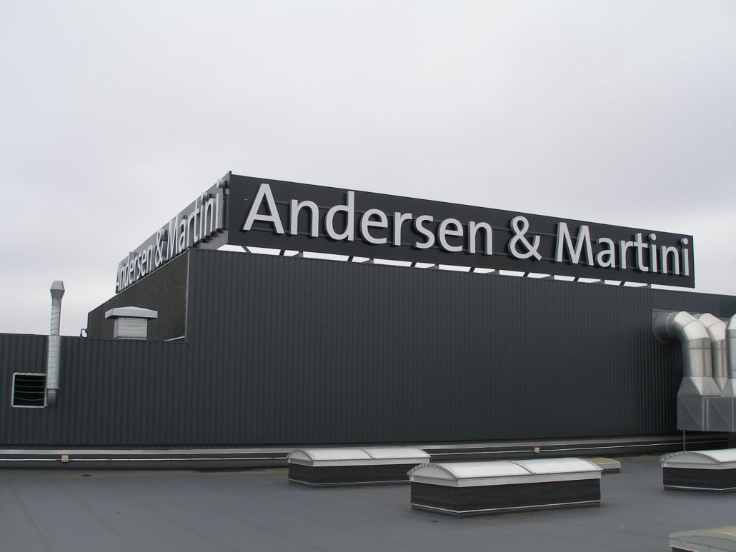 Tagskilt Andersen & Martini
